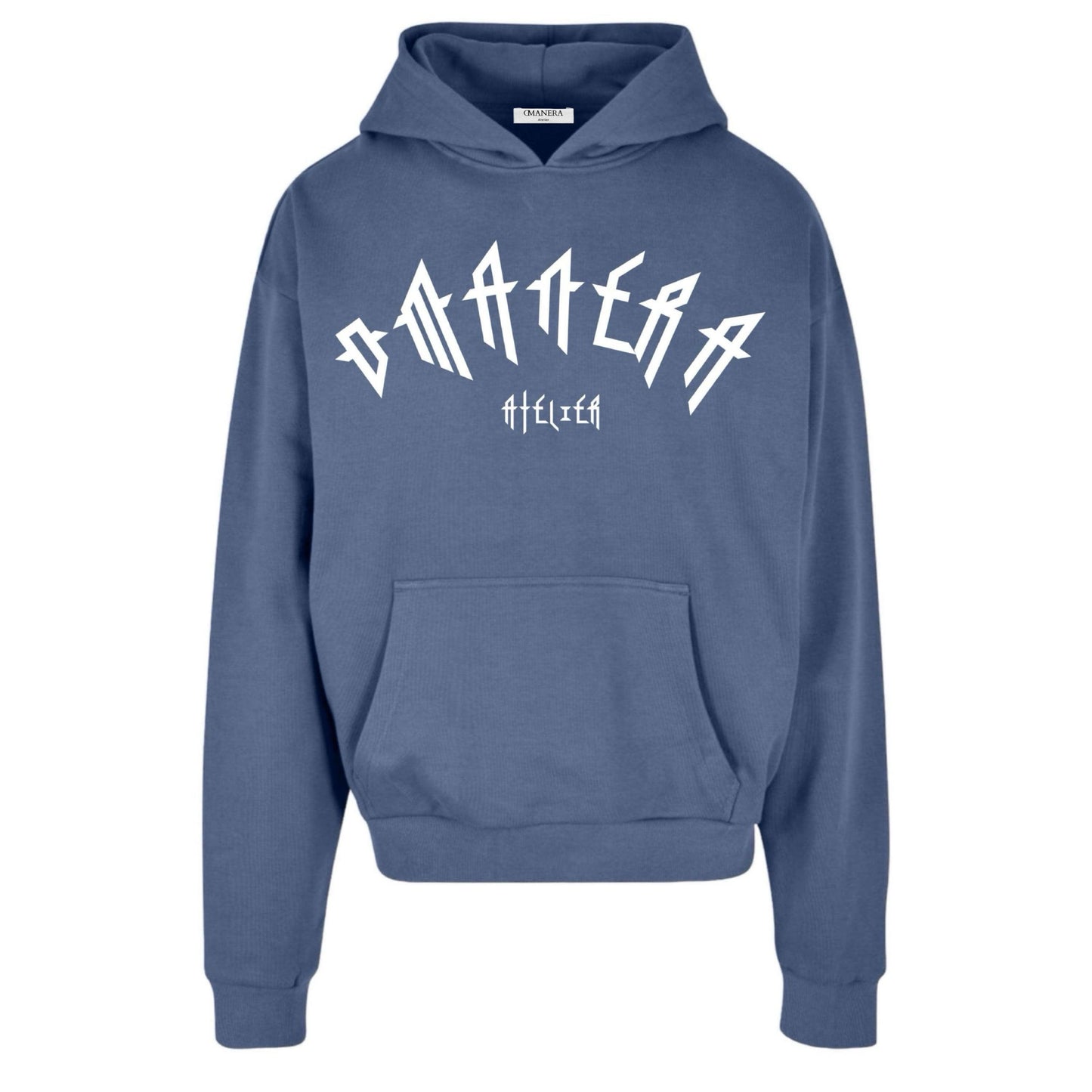 Oversize Hoodie Navy/White