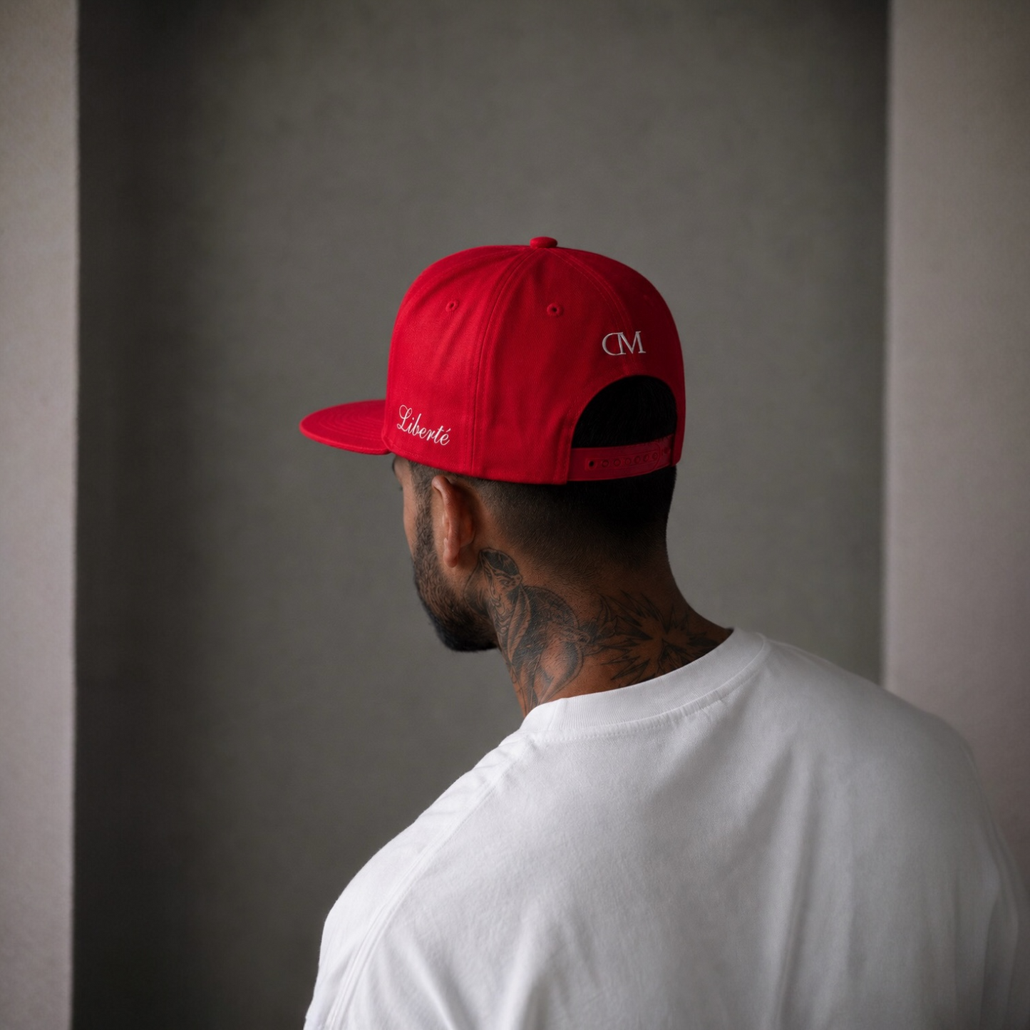 Snapback Cap Red/White
