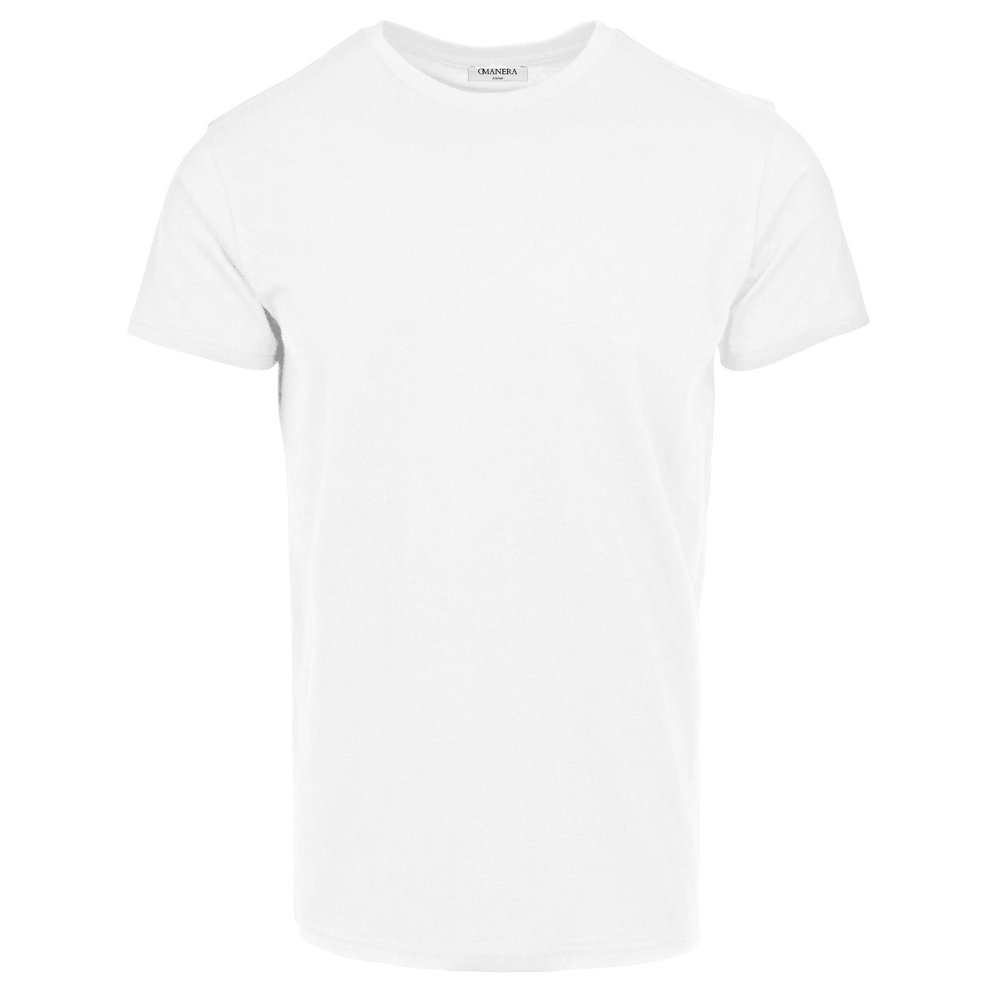 3 Pack RAW White Basic T-Shirt Slim Fit - DMANERA Atelier