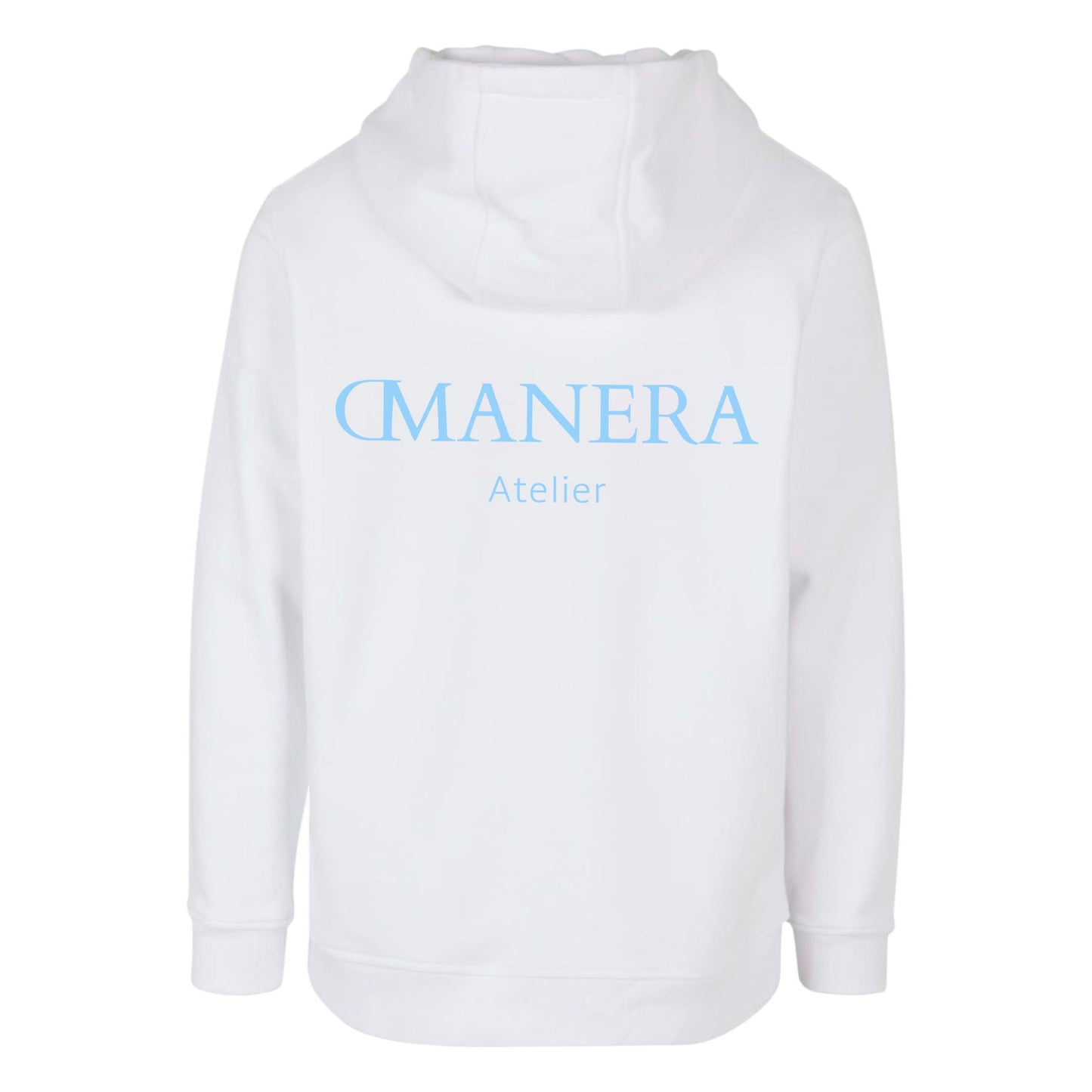 Regular Hoodie White/Lightblue