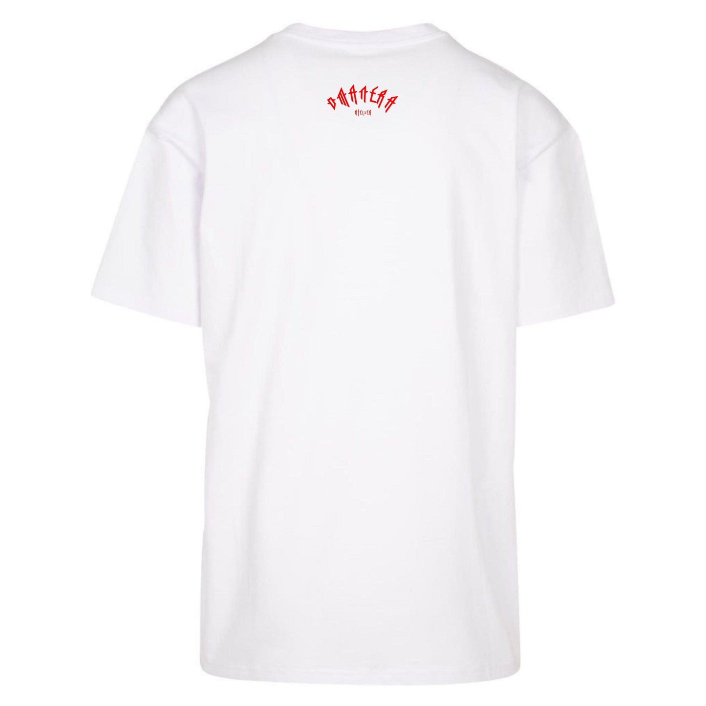 Oversize Shirt White/Red - DMANERA Atelier