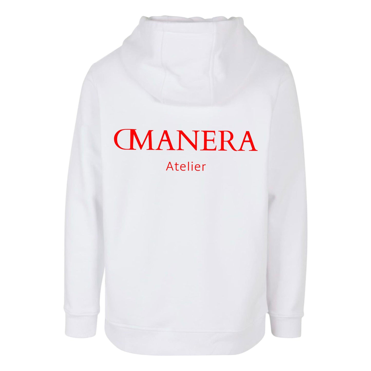 Regular Hoodie White/Red
