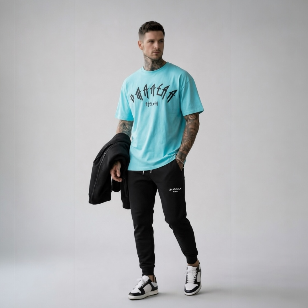 Oversize Shirt Barbados/Black