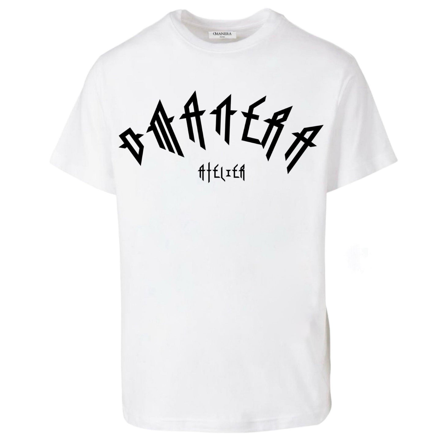Oversize Shirt White/Black - DMANERA Atelier