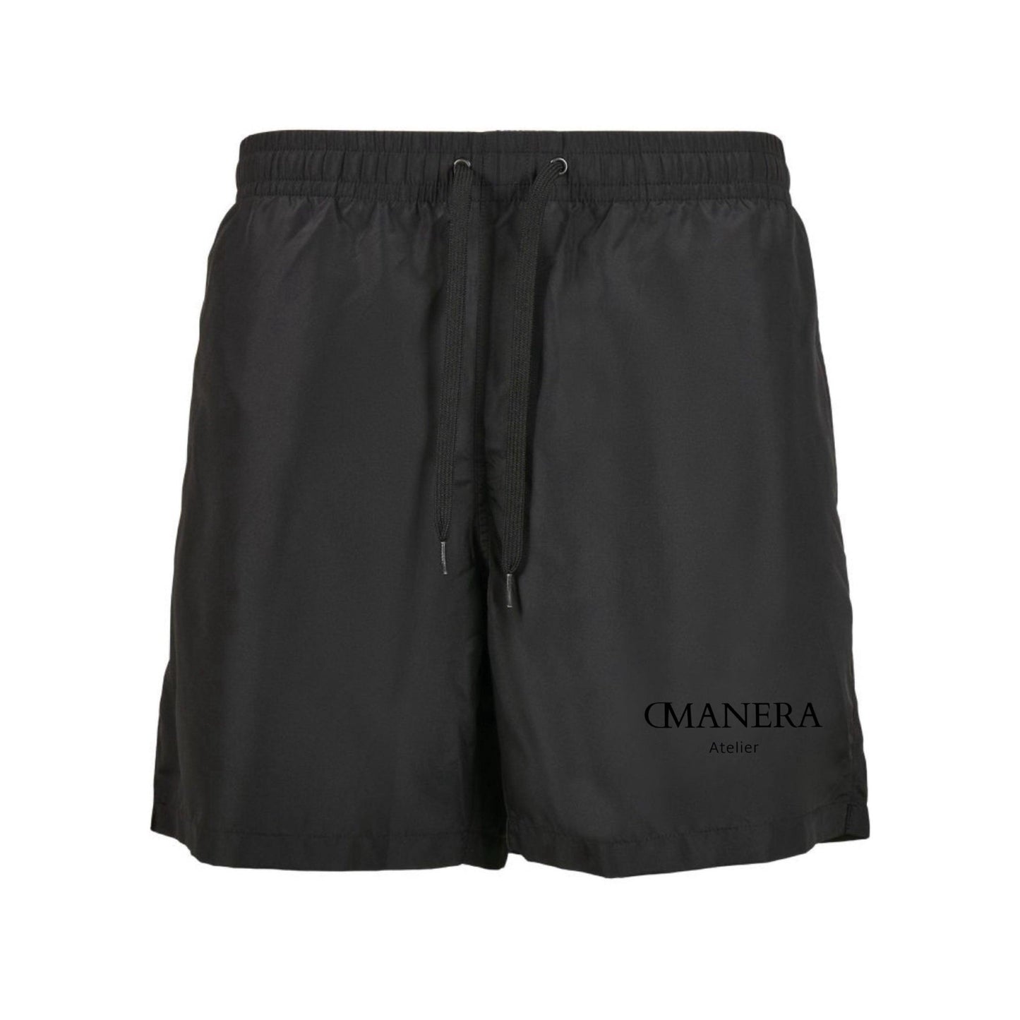 Hybrid Swim Short All Black - DMANERA Atelier