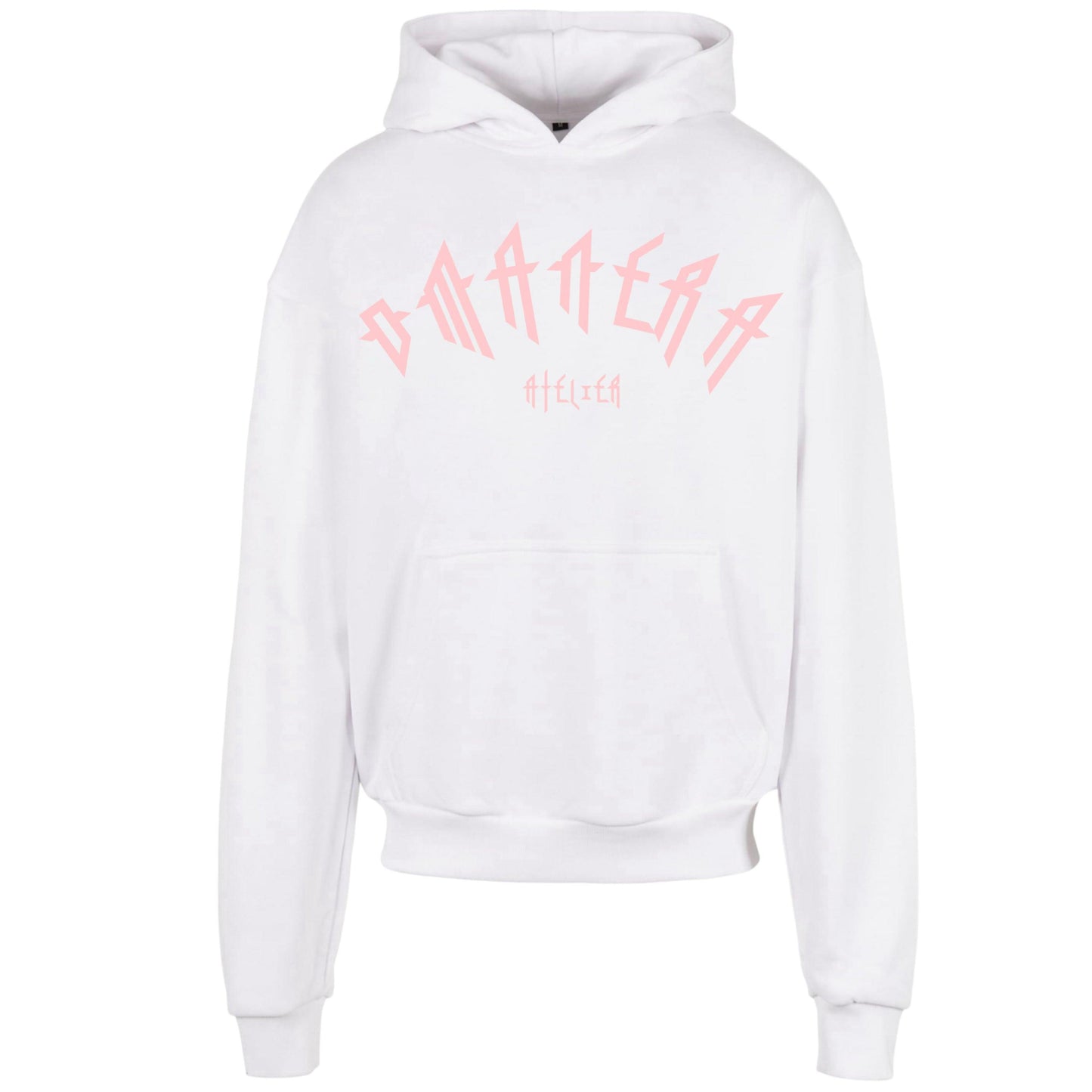 Oversize Hoodie White/Rosé - DMANERA Atelier