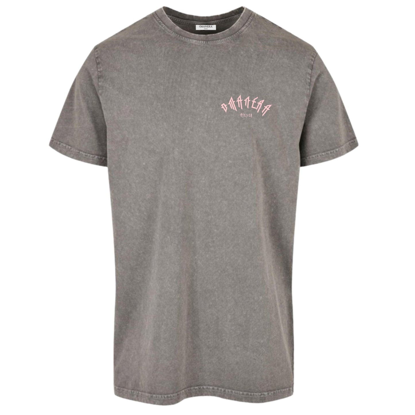 Oversize Shirt Acid Grey/Rosé - DMANERA Atelier