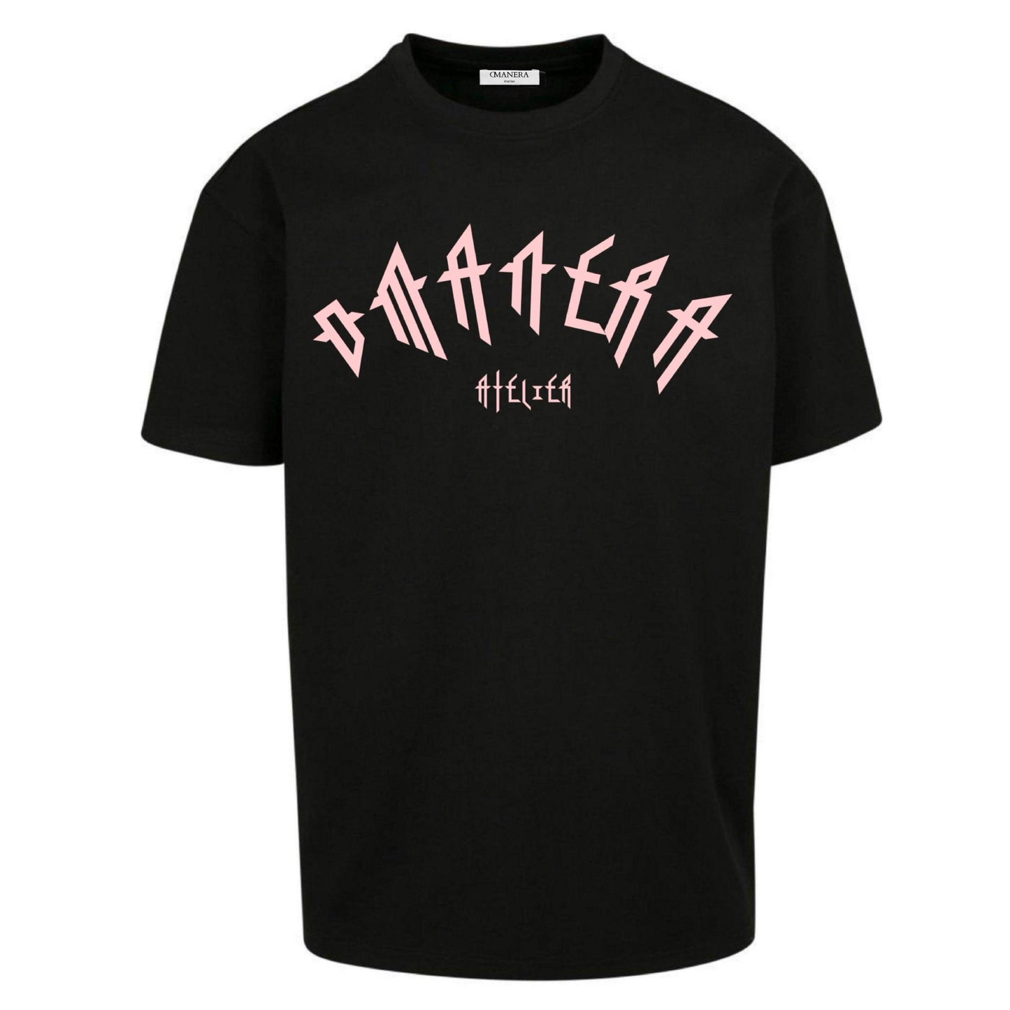 Oversize Shirt Black/Rosé - DMANERA Atelier