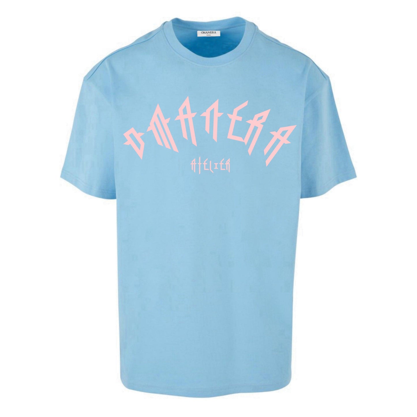 Oversize Shirt Lightblue/Rosé - DMANERA Atelier
