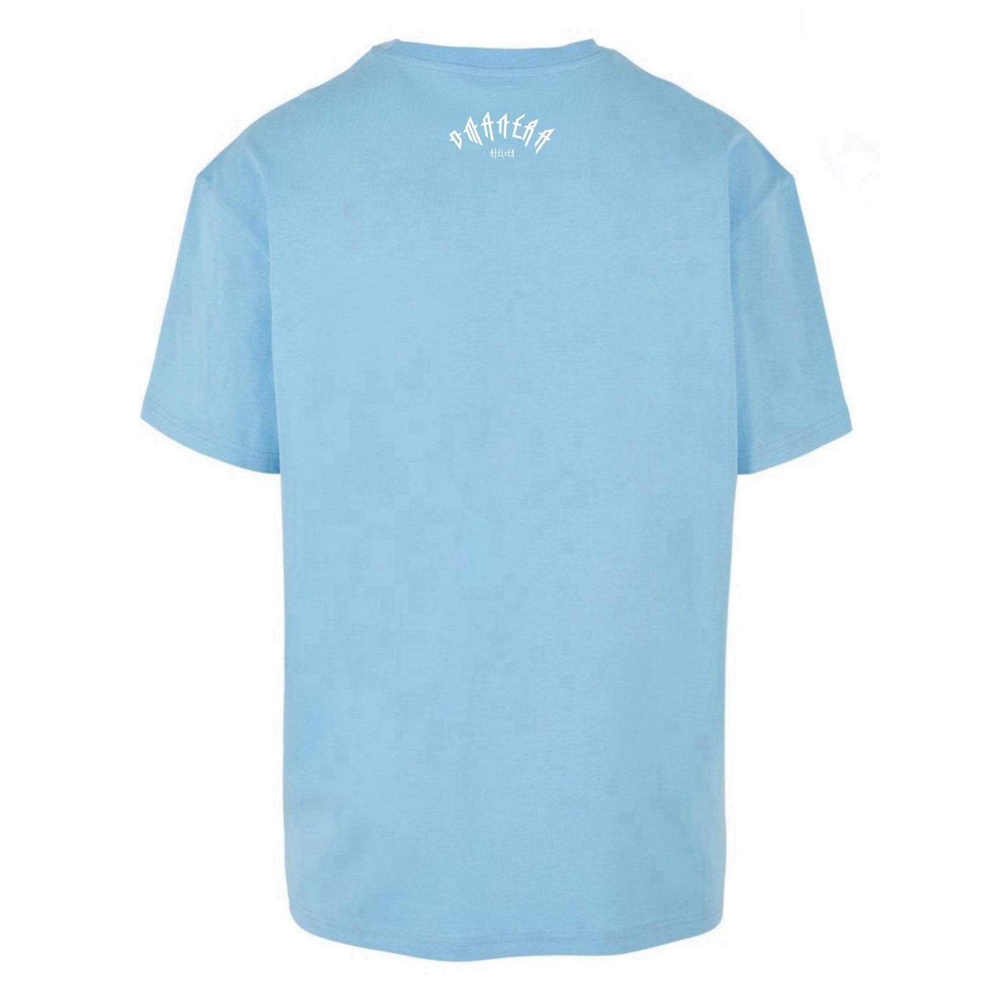 Oversize Shirt Lightblue/White - DMANERA Atelier