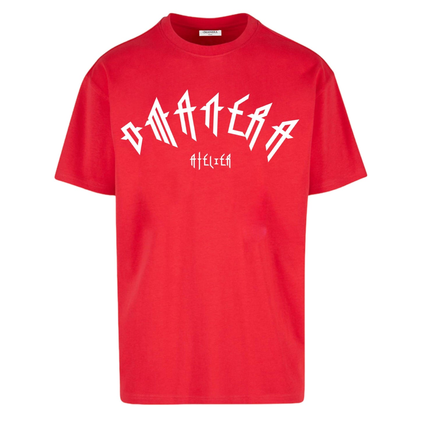 Oversize Shirt Red/White - DMANERA Atelier
