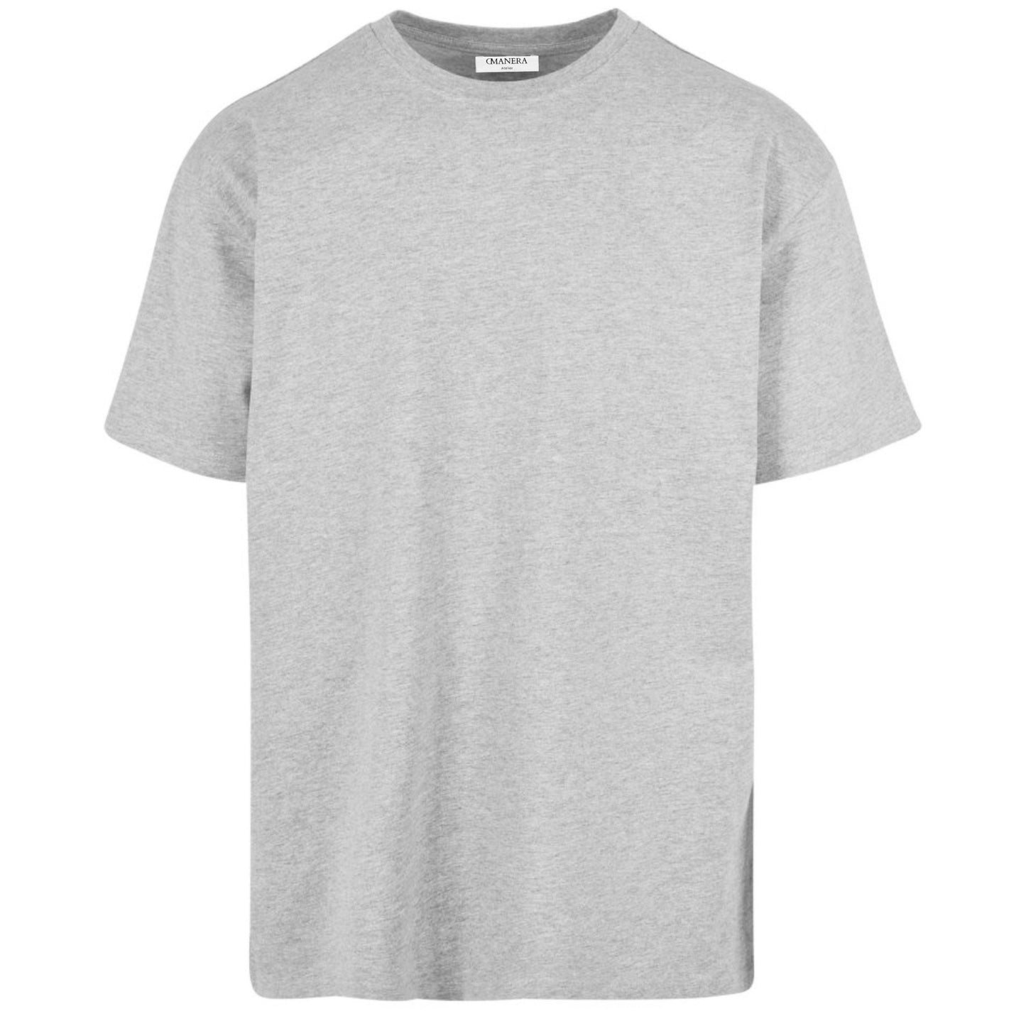 RUBBER Oversize T-Shirt Heather Grey - DMANERA Atelier