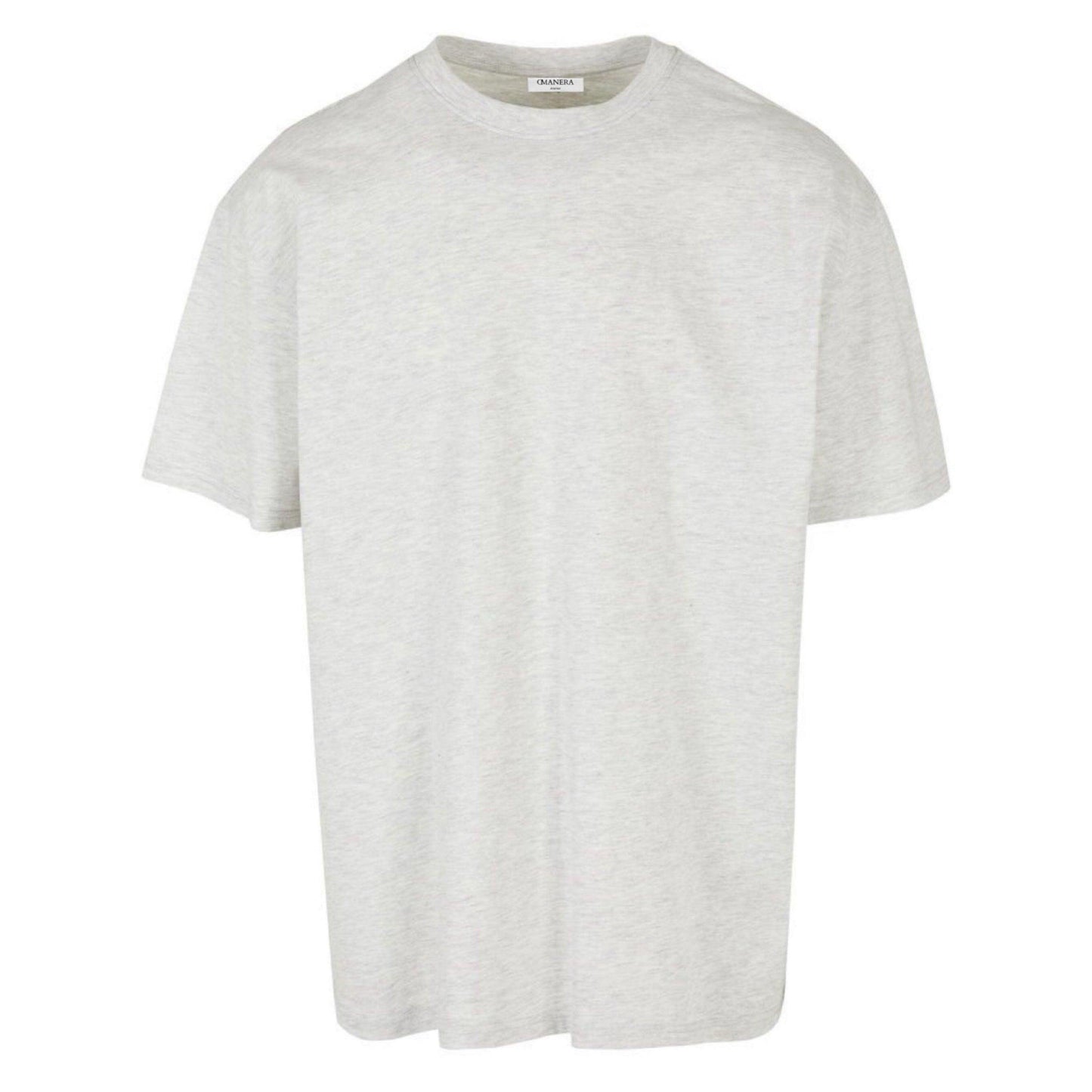 RUBBER Oversize T-Shirt Light Grey - DMANERA Atelier