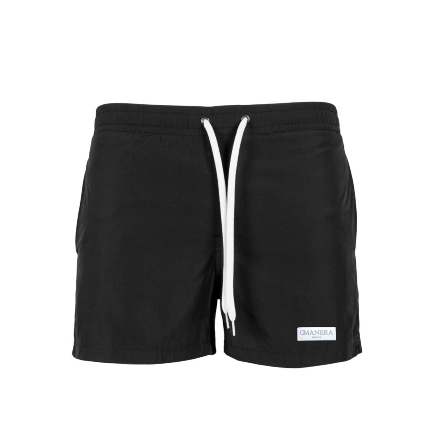 Rubber Swim Short Black - DMANERA Atelier