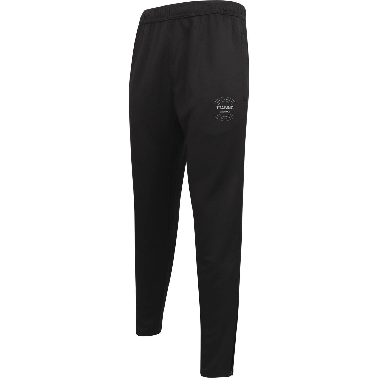 Schwarze Trainingshose DMANERA Atelier mit Logo-Print, seitlichen Taschen, sportlicher Schnitt