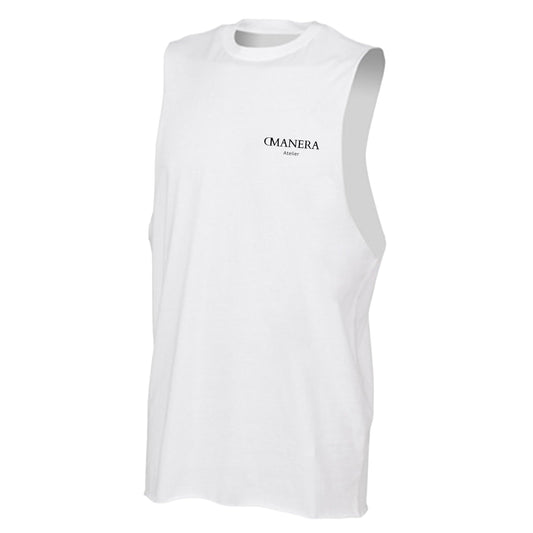 Tank Top White/Black - DMANERA Atelier