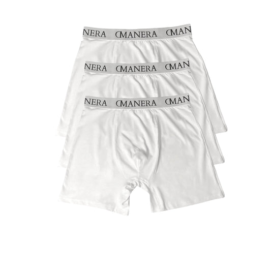 3 Pack Boxershorts White - DMANERA Atelier