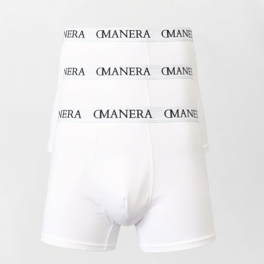 3 Pack Boxershorts White