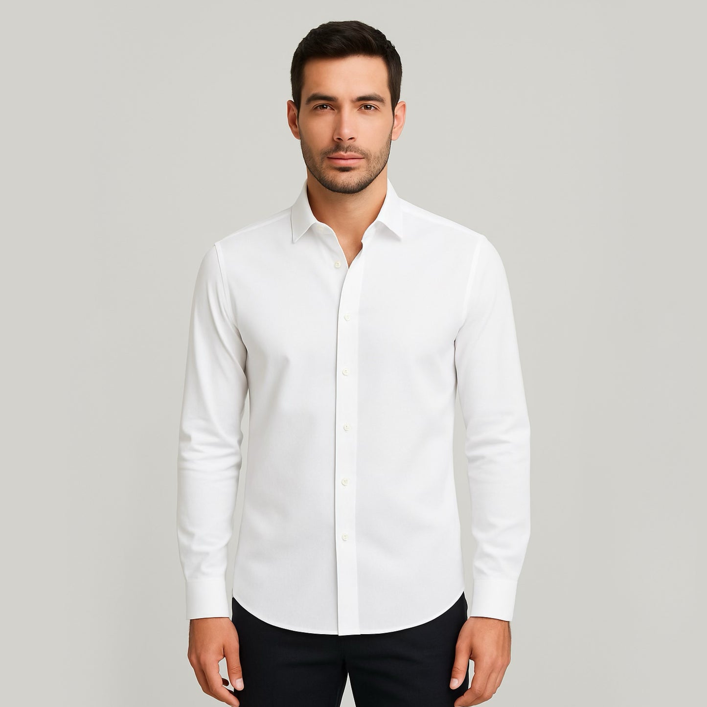 Business-Casual Hemd White