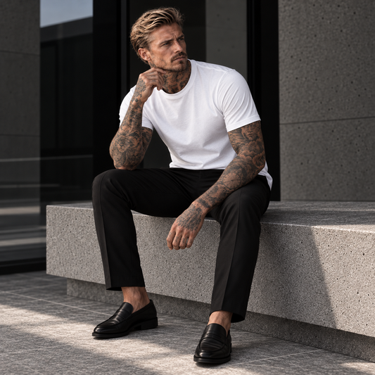 RAW Black Basic T-Shirt Regular Fit