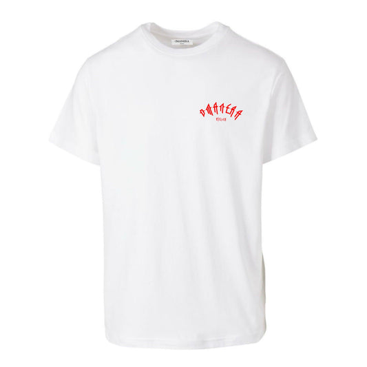 Premium Basic T-Shirt White/Red - DMANERA Atelier