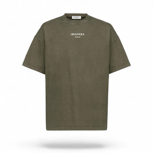 Tracksuit Oversize T-Shirt Vintage Olive