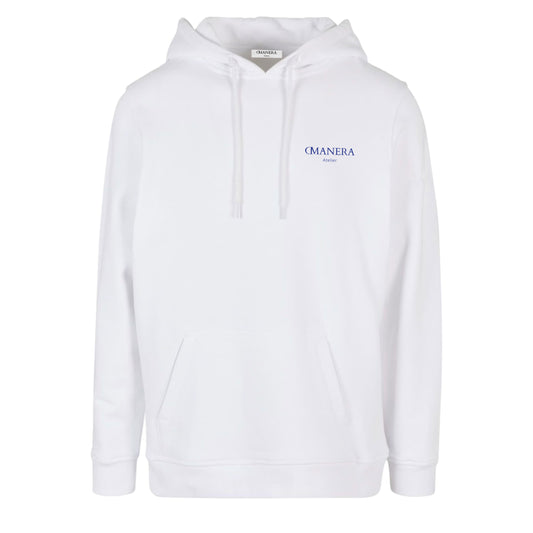 Regular Hoodie White/Navy