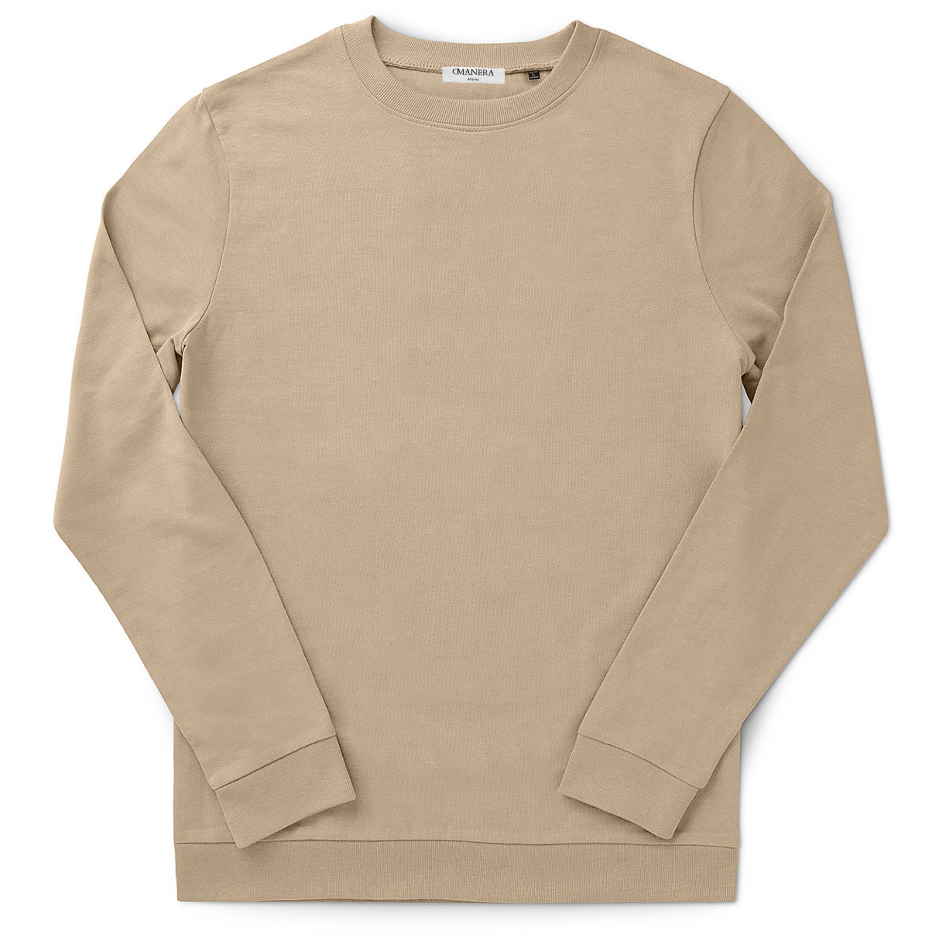 Business-Casual Sweatshirt Caramelo - DMANERA Atelier