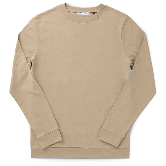 Business-Casual Sweatshirt Caramelo - DMANERA Atelier