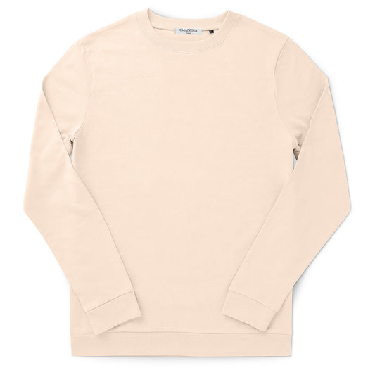 Business-Casual Sweatshirt Light Salmon - DMANERA Atelier