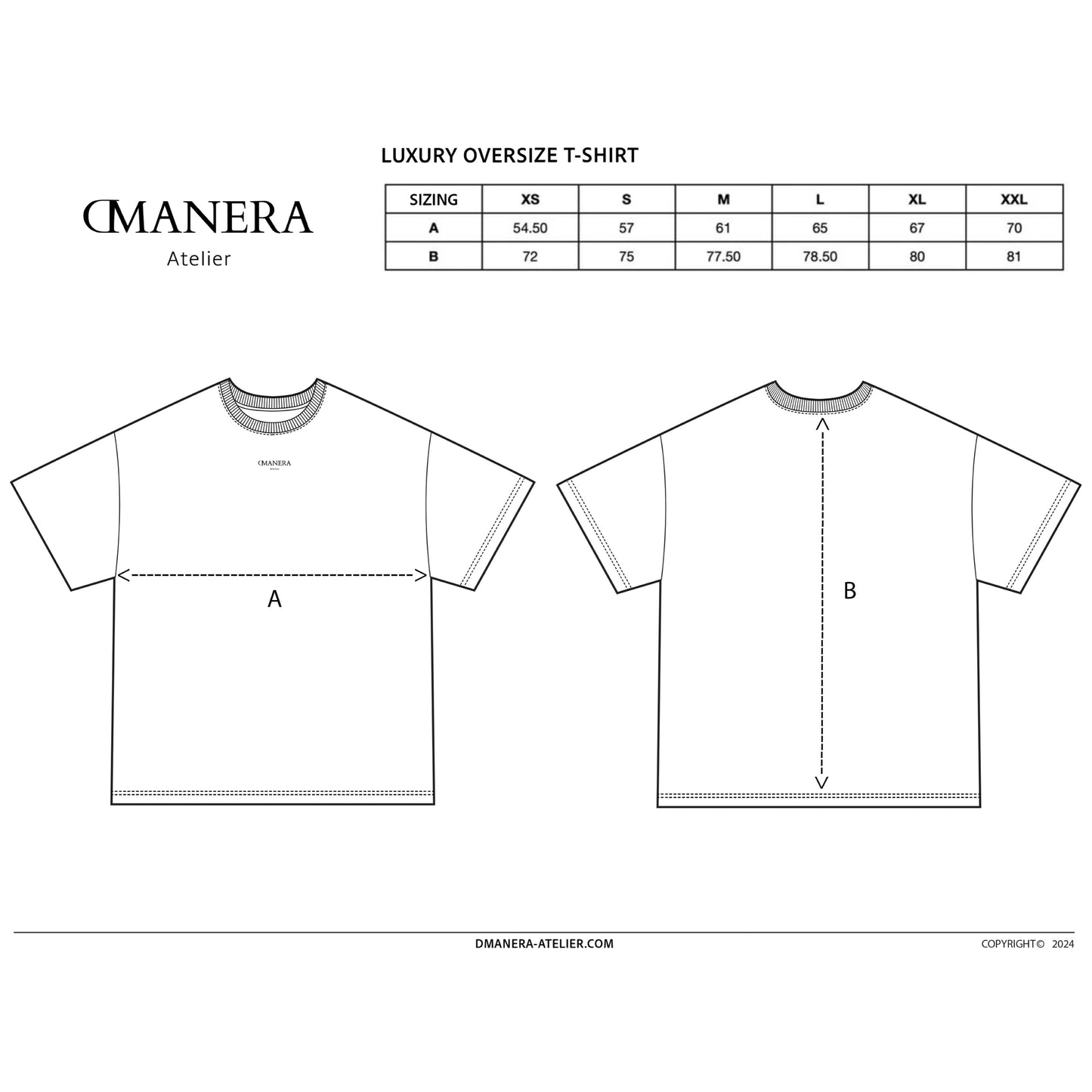 Luxury Tracksuit Oversize T-Shirt Light Sand - DMANERA Atelier