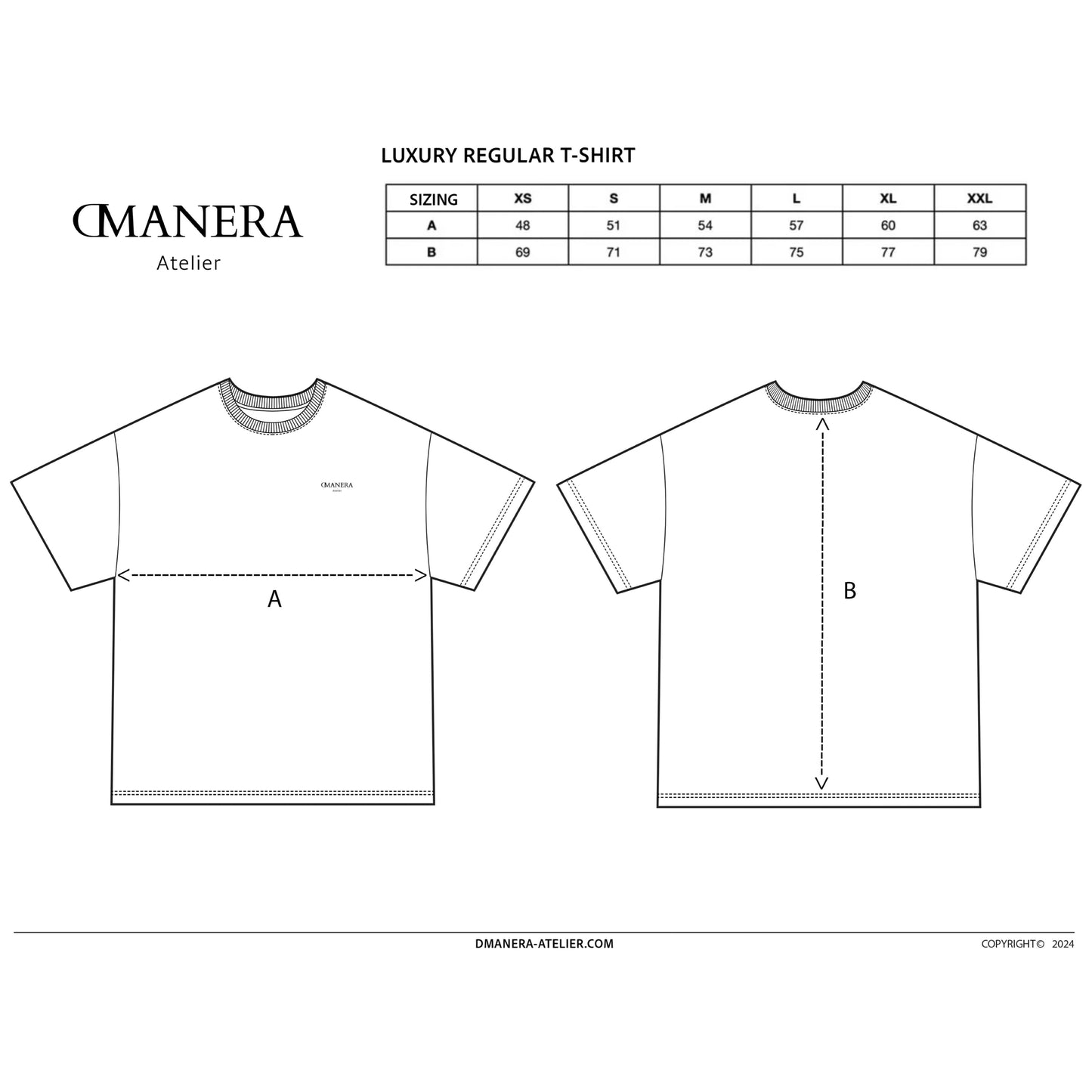 Luxury Tracksuit Regular T-Shirt Light Sand - DMANERA Atelier