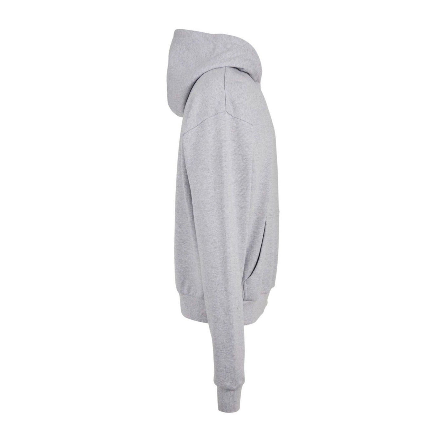 Oversize Heavy Tracksuit Hoodie Heather Grey/Black - DMANERA Atelier