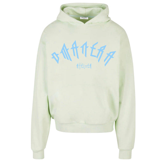 Oversize Hoodie Light Mint/Lightblue - DMANERA Atelier