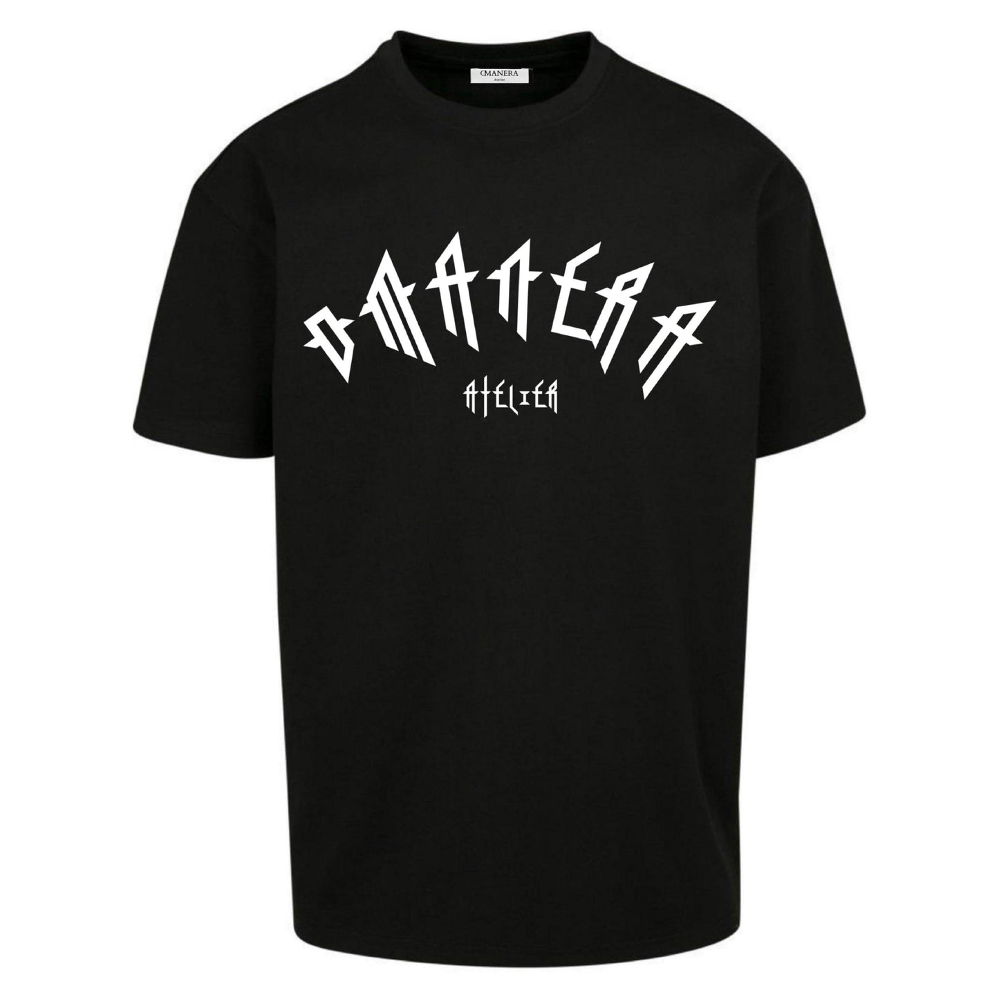 Oversize T-Shirt Black/White - DMANERA Atelier