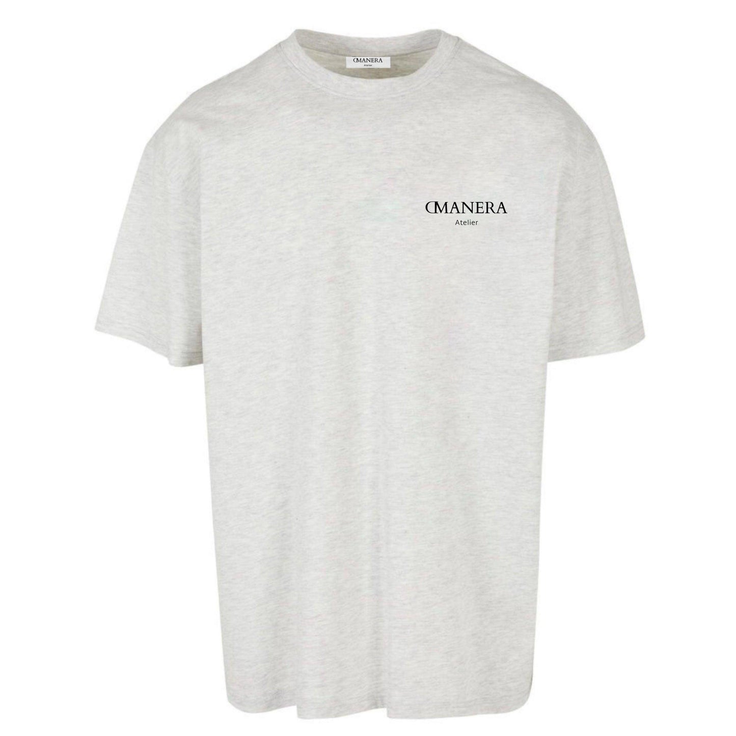 Oversize T-Shirt Light Grey - DMANERA Atelier