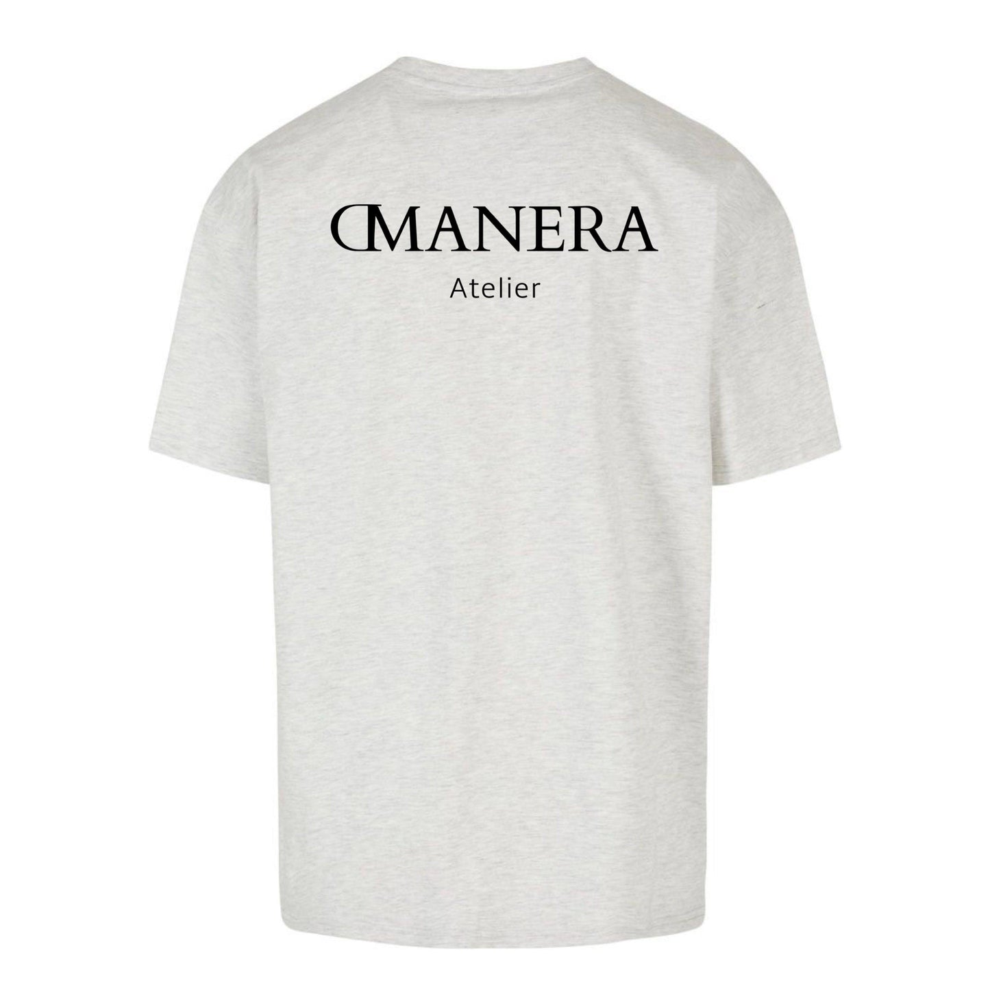 Oversize T-Shirt Light Grey - DMANERA Atelier