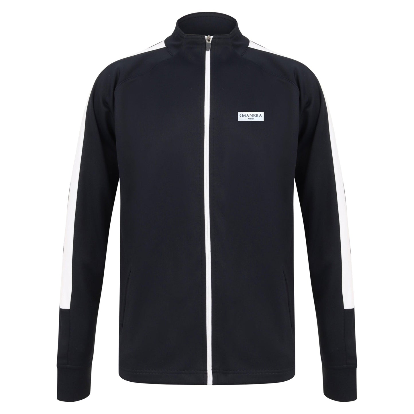 Performance Tracksuit Zip Jacket Navy/White - DMANERA Atelier