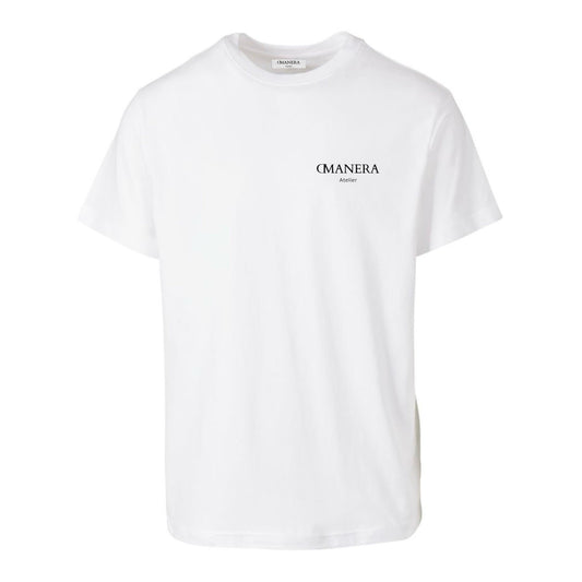 Premium Basic T-Shirt White/Black - DMANERA Atelier