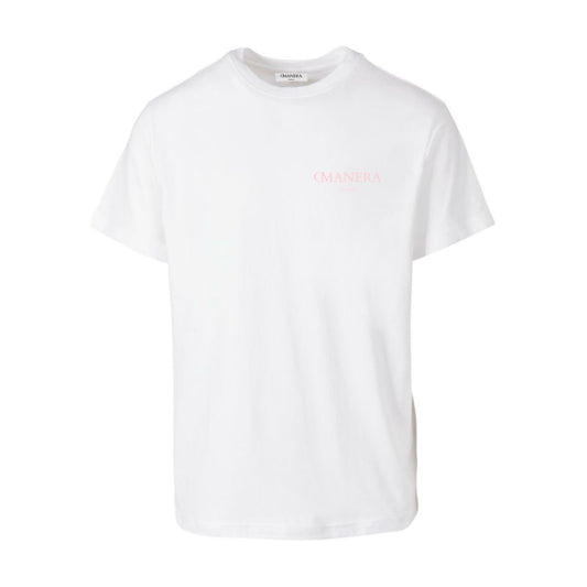 Premium Basic T-Shirt White/Rosé - DMANERA Atelier