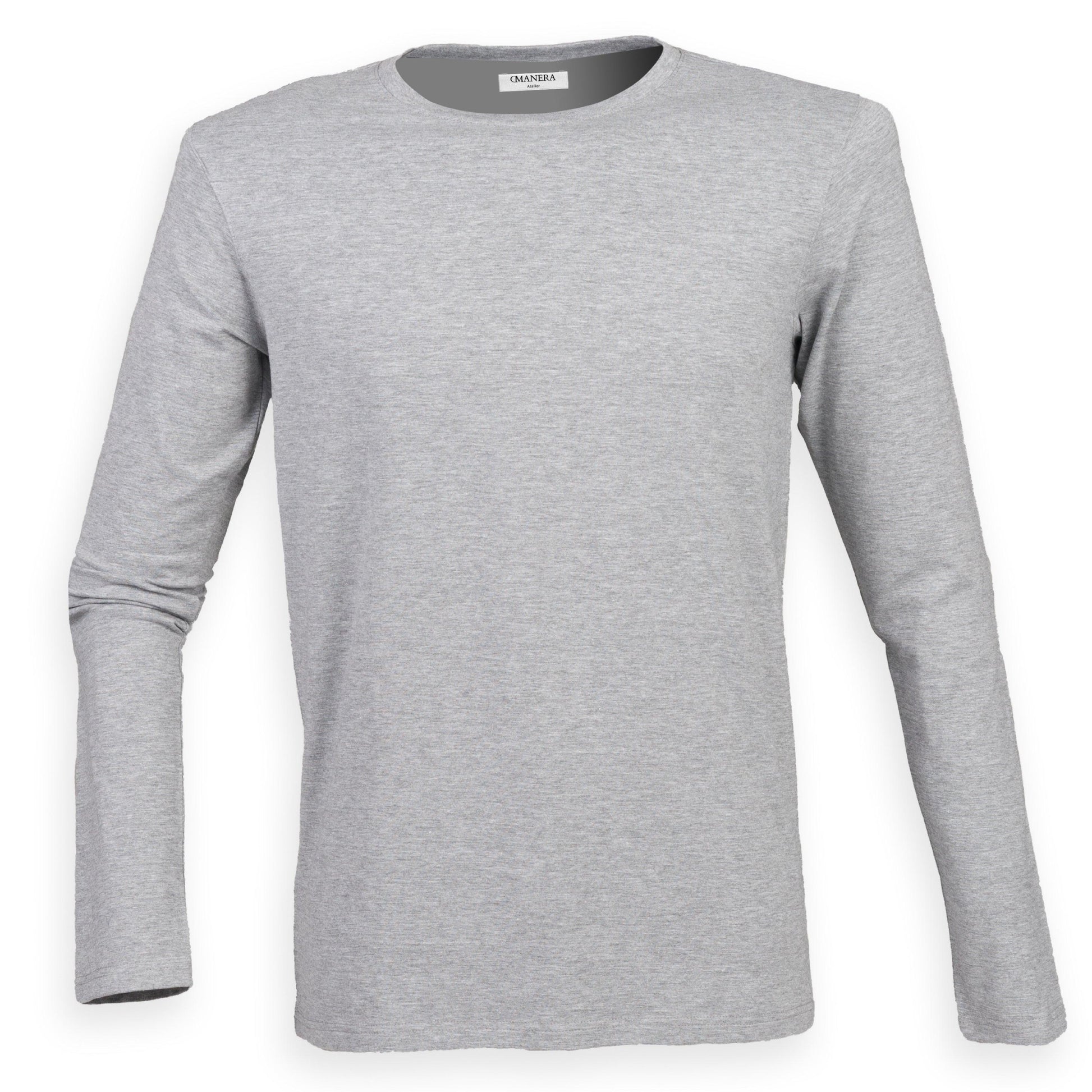 RAW Classic Longsleeve Heather Grey - DMANERA Atelier