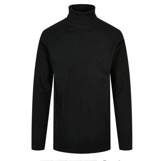 RAW Turtleneck-Longsleeve Black - DMANERA Atelier