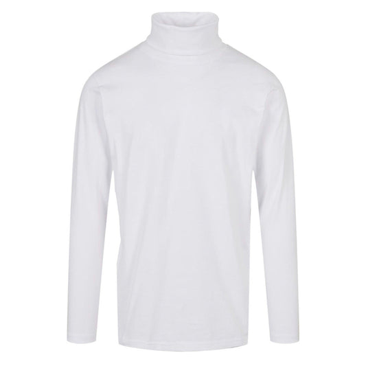 RAW Turtleneck-Longsleeve White - DMANERA Atelier