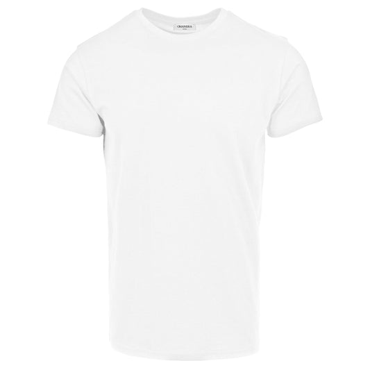 RAW White Basic T-Shirt Slim Fit - DMANERA Atelier