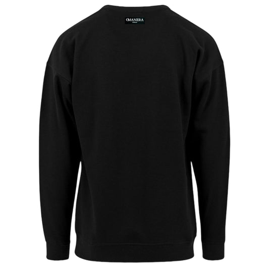 RUBBER Crewneck Black - DMANERA Atelier