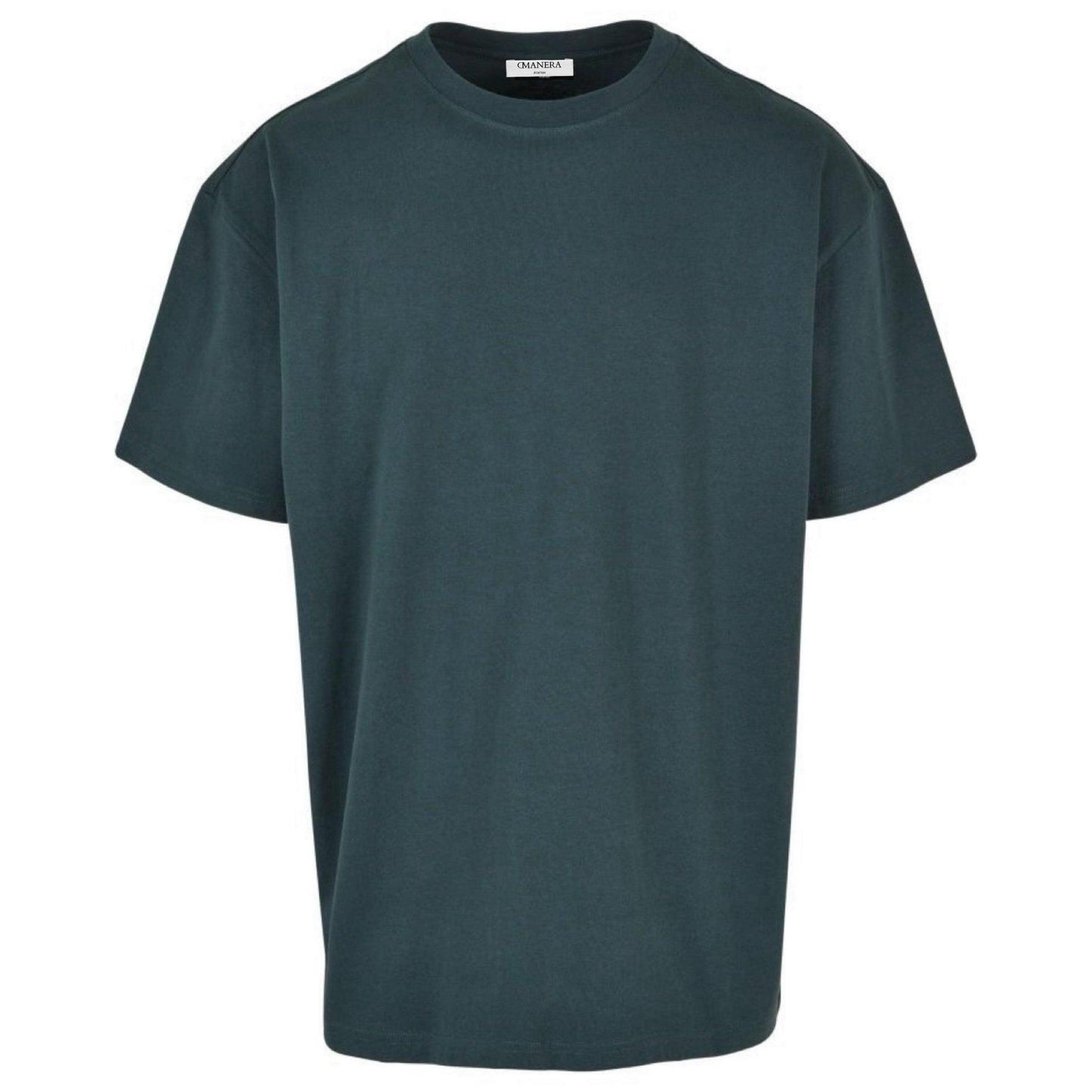 RUBBER Oversize T-Shirt Deep Green - DMANERA Atelier