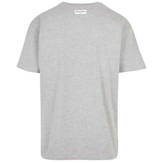 RUBBER Oversize T-Shirt Heather Grey - DMANERA Atelier