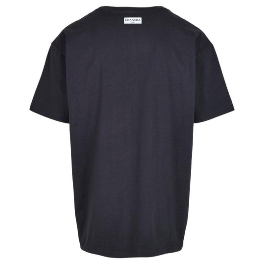 RUBBER Oversize T-Shirt Midnight Blue - DMANERA Atelier