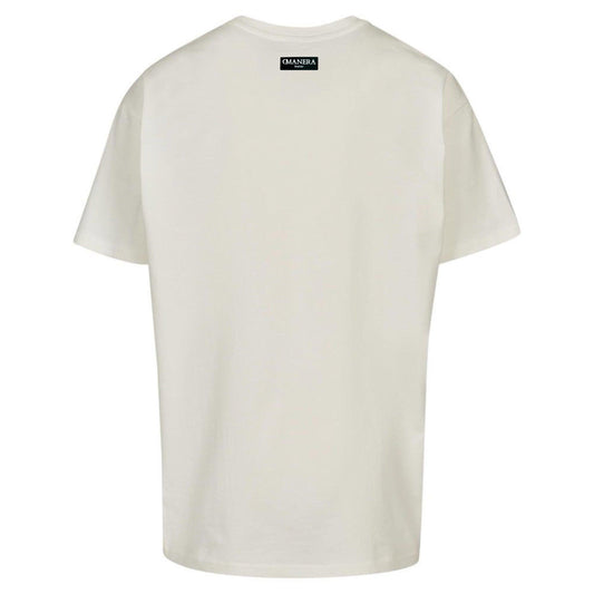 RUBBER Oversize T-Shirt Off-White - DMANERA Atelier