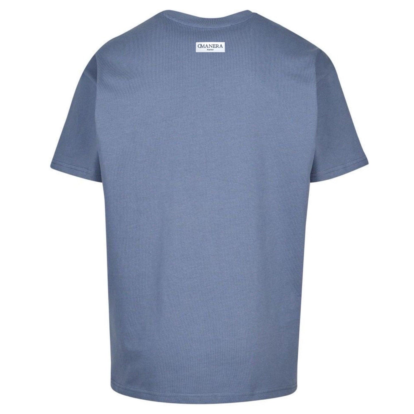 RUBBER Oversize T-Shirt Vintage Blue - DMANERA Atelier